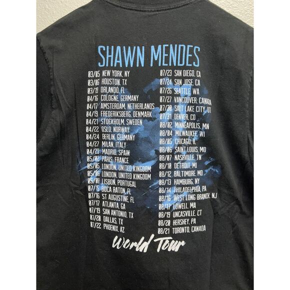 Shawn Mendes Shirt World Tour Concert Musician Tee M Medium - Picture 7 of 9